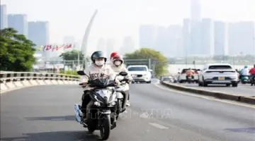 عواصف رعدية في شمال فيتنام، وحرارة شديدة في جنوب فيتنام.